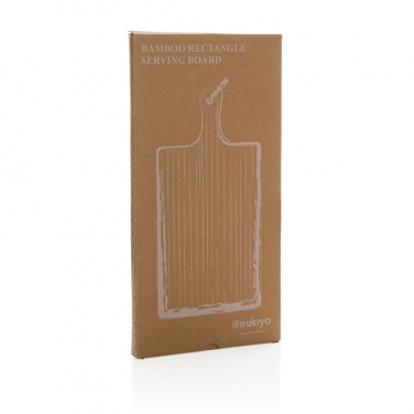 Logotrade promotional product image of: Ukiyo bamboo rectangle serving board