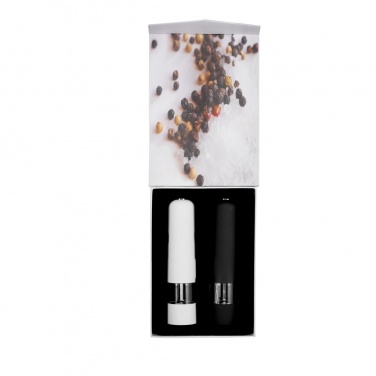 Logo trade advertising products image of: Electric pepper and salt mill set