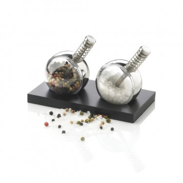 Logo trade business gifts image of: Planet pepper & salt set