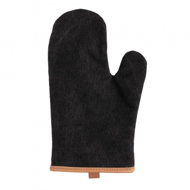 Logo trade promotional products image of: Deluxe canvas oven mitt