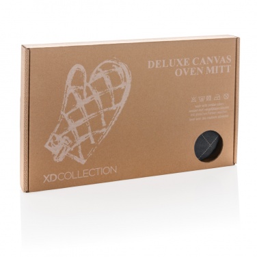 Logo trade promotional products picture of: Deluxe canvas oven mitt