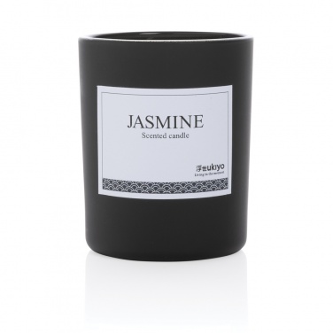 Logo trade promotional merchandise picture of: Ukiyo small scented candle in glass