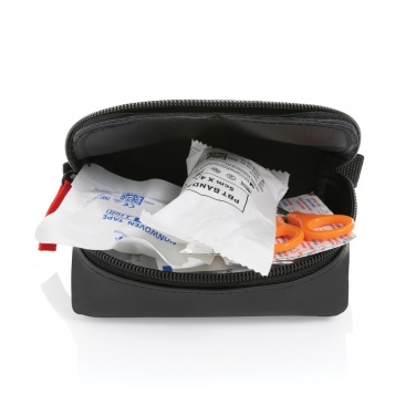 Logotrade promotional giveaway picture of: RCS recycled nubuck PU pouch first aid set mailable