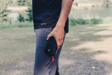 Logo trade promotional giveaway photo of: RCS recycled nubuck PU pouch first aid set mailable