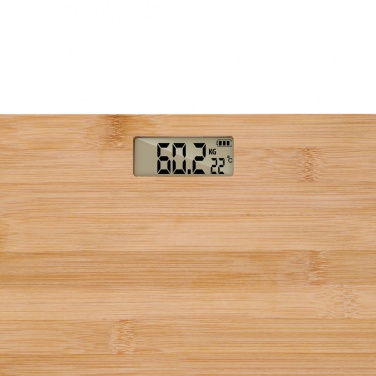 Logotrade promotional gift image of: Grundig Bamboo Digital Body Scale