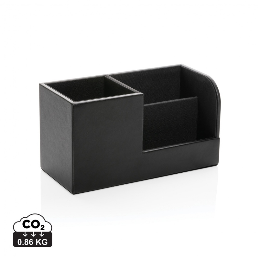 Logotrade promotional merchandise picture of: Swiss Peak RCS recycled PU Desk organiser