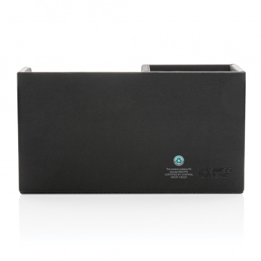 Logo trade corporate gifts picture of: Swiss Peak RCS recycled PU Desk organiser