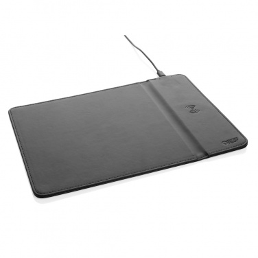 Logotrade business gifts photo of: Swiss Peak RCS recycled PU 10W wireless charging mousepad