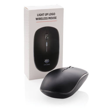 Logo trade promotional products image of: Light up logo wireless mouse