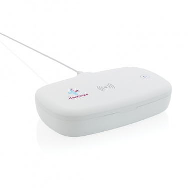 Logotrade promotional products photo of: UV-C steriliser box with 5W wireless charger
