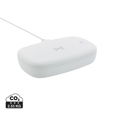 Logotrade promotional merchandise picture of: UV-C steriliser box with 5W wireless charger
