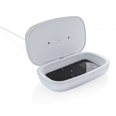 Logotrade promotional products photo of: Rena UV-C steriliser box with 5W wireless charger