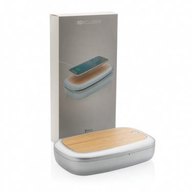 Logotrade promotional merchandise photo of: Rena UV-C steriliser box with 5W wireless charger