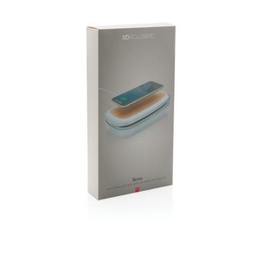 Logo trade promotional giveaway photo of: Rena UV-C steriliser box with 5W wireless charger