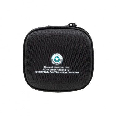 Logo trade corporate gifts image of: Boost RCS reycled PET 20W type C 2 pcs charging set
