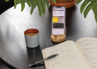 Logotrade promotional products photo of: Bamboo tablet and phone holder
