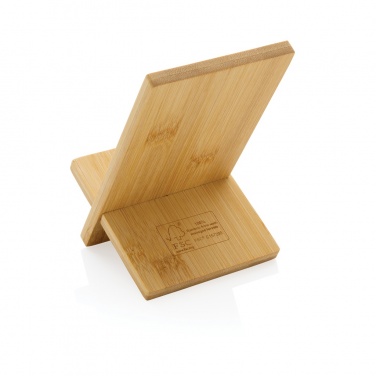 Logotrade promotional items photo of: Bamboo phone stand in kraft box