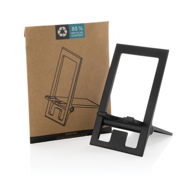 Logotrade promotional item picture of: SnapStand RCS recycled plastic foldable phone stand