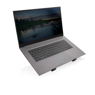 Logo trade business gift photo of: Terra RCS recycled aluminium universal laptop/tablet stand