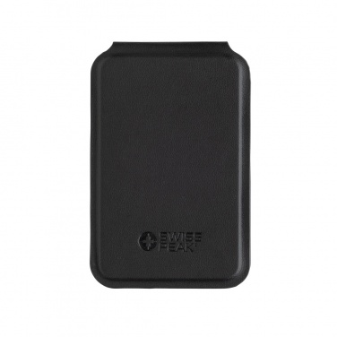 Logotrade promotional product image of: Magstand RCS recycled PU magnetic phone wallet with stand