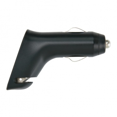 Logotrade promotional merchandise picture of: Dual port car charger with belt cutter and hammer