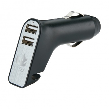 Logotrade advertising product image of: Dual port car charger with belt cutter and hammer