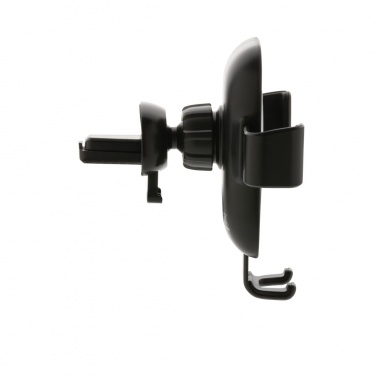 Logotrade promotional merchandise picture of: RCS recycled plastic 10W wireless charging car holder