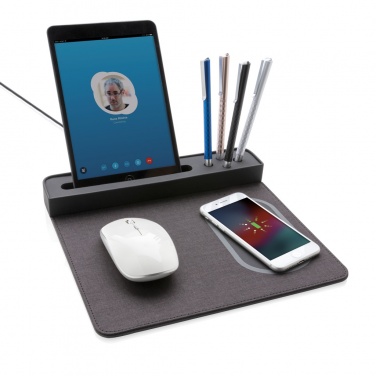 Logotrade promotional giveaways photo of: Air mousepad with 5W wireless charging and USB