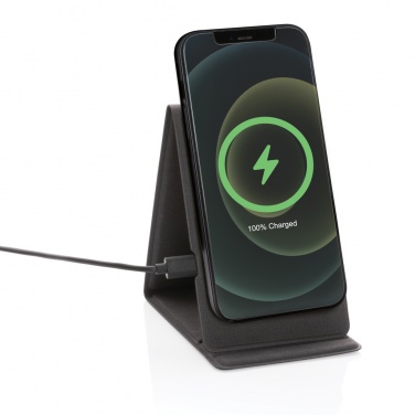 Logo trade promotional merchandise picture of: Artic Magnetic 10W wireless charging phone stand