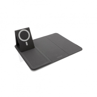 Logo trade advertising products image of: Artic Magnetic 10W wireless charging phonestand
