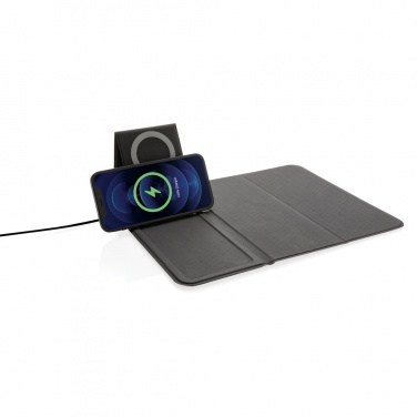 Logotrade advertising products photo of: Artic Magnetic 10W wireless charging phonestand
