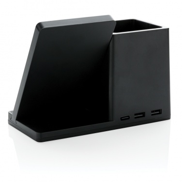 Logotrade corporate gift picture of: Ontario RCS recycled plastic 10W wireless charger