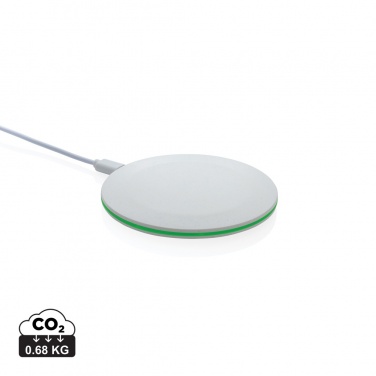 Logo trade promotional products image of: RCS recycled plastic 15W Wireless fast charger