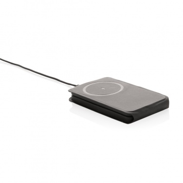 Logo trade promotional gift photo of: Swiss Peak RCS rPU 15W  3-in-1 magnetic wireless charger