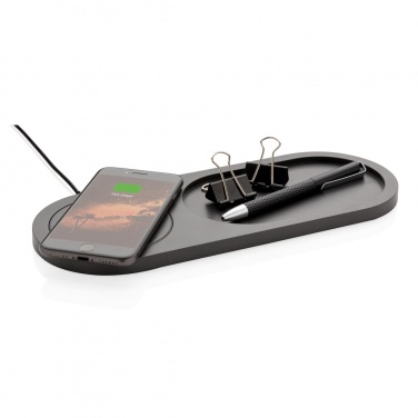 Logotrade promotional product picture of: Encore 10W wireless charging valet tray
