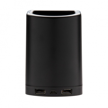 Logotrade business gifts photo of: Light up logo 5W wireless charging pen holder