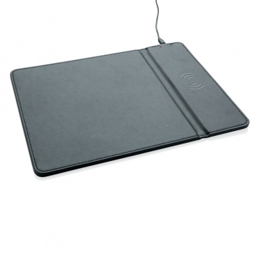 Logo trade promotional merchandise image of: Mousepad with 5W wireless charging