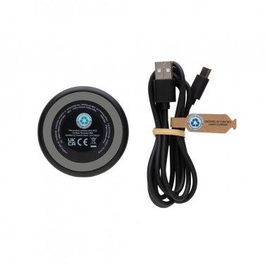 Logo trade business gifts image of: Magnapad 15W RCS rplastic magnetic 3 in 1 charging pad