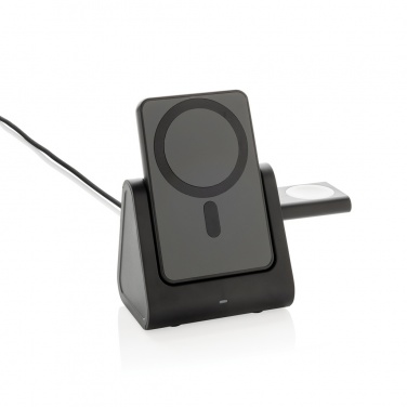 Logotrade promotional item picture of: Powerbase RCS recycled plastic 3 in 1 charger with powerbank