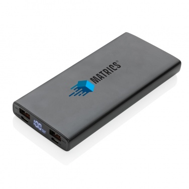 Logo trade promotional items picture of: Aluminium 18W 10.000 mAh PD Powerbank