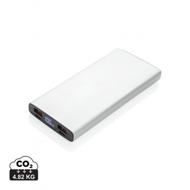 Logo trade advertising products image of: Aluminium 18W 10.000 mAh PD Powerbank
