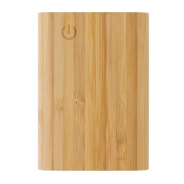 Logotrade corporate gifts photo of: Bamboo 5.000 mAh powerbank