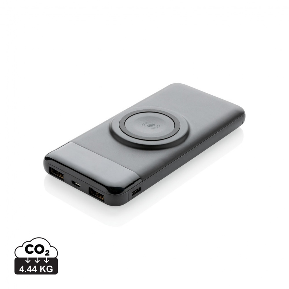 Logotrade promotional giveaway image of: 10.000 mah wireless powerbank with watch charger