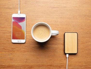 Logo trade promotional products picture of: RCS recycled plastic 5.000 mAh Powerbank