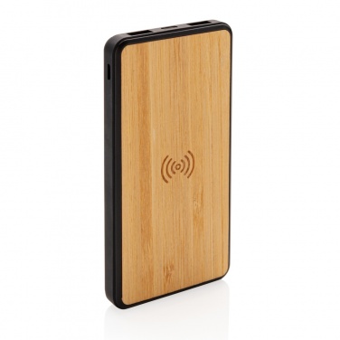 Logotrade advertising product image of: RCS recycled plastic 8000 mAh Wireless Powerbank