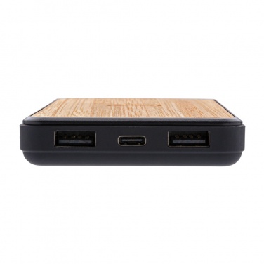 Logo trade promotional merchandise image of: RCS recycled plastic 8000 mAh Wireless Powerbank