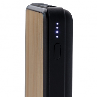 Logotrade promotional item image of: RCS recycled plastic 8000 mAh Wireless Powerbank