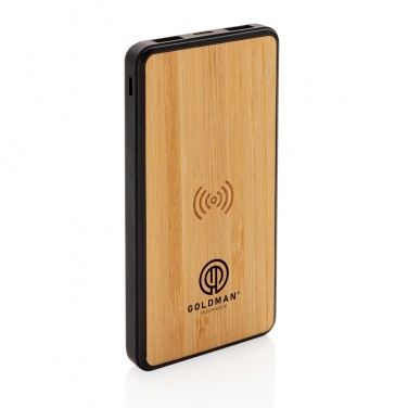 Logotrade promotional items photo of: RCS recycled plastic 8000 mAh Wireless Powerbank