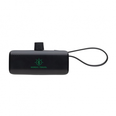 Logo trade promotional merchandise image of: Powerlink RCS rplastic 3000 mAh powerbank iOS connector