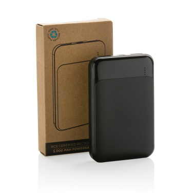 Logotrade business gifts photo of: RCS recycled plastic 5.000 mAh powerbank